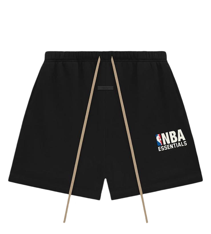 FOG Essentials x NBA Black Shorts