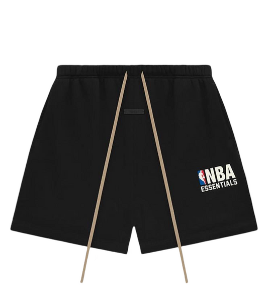 FOG Essentials x NBA Black Shorts
